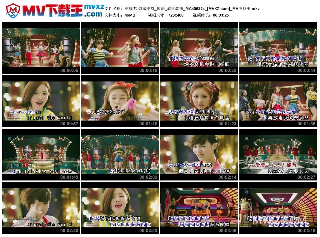 王绎龙-邻家美眉_国语_流行歌曲_MA405224